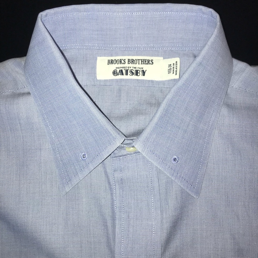 Brooks Brothers Great Gatsby Blue Shirt